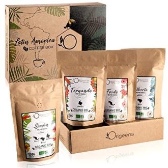 Coffret Café Dégustation Origeens - Cafés en grains d'Amérique Latine, pour une expérience sensorielle unique.