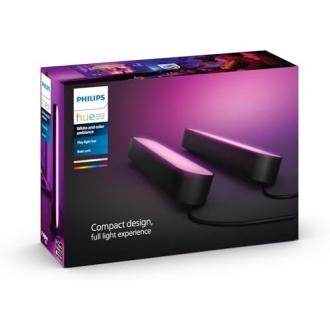 Lampe d'ambiance Philips Hue Play Pack, cadeau idéal pour créer une ambiance personnalisée avec 16 millions de couleurs, synonyme d'immersion et de modernité.