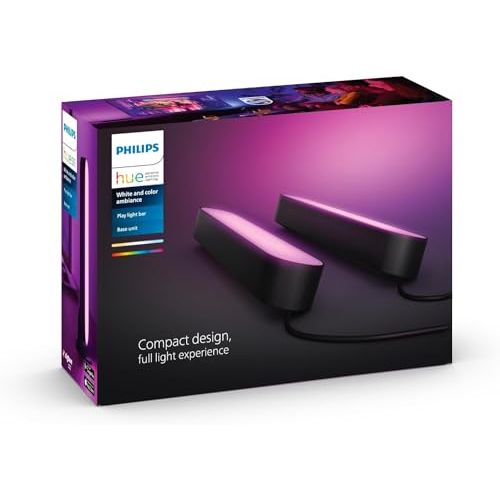 Lampe d'ambiance Philips Hue Play Pack pour une magie lumineuse et immersive lors de crémaillères.