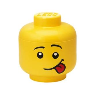 Tête Lego géante - Idée cadeau pour ranger les Lego et servir de vide-poche déco pour petits et grands.