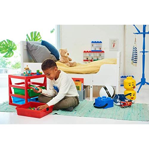 Tête Lego géante - Idée cadeau pour ranger les Lego et servir de vide-poche déco pour petits et grands.