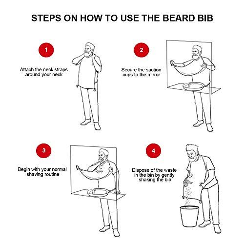 Le tablier de rasage de barbe 