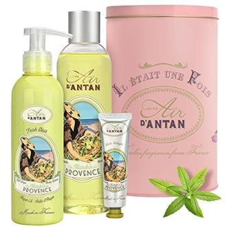Coffret Provence Air d'Antan - Pack douche et bain avec gel douche, lait corps et crème mains.