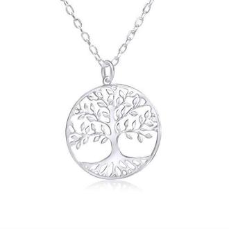 Pendentif Arbre de Vie en argent sterling 925, symbole fort et intemporel.