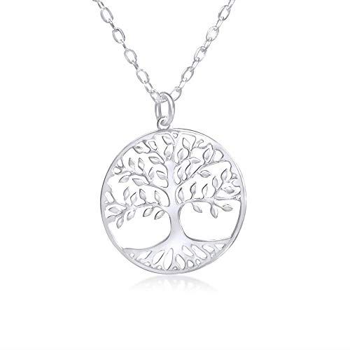 Pendentif Arbre de Vie en argent sterling 925, chargé de sens et intemporel.