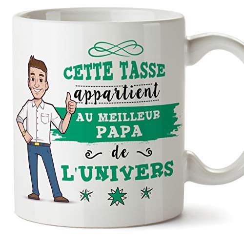 Mug coloré pour une fête des pères joyeuse