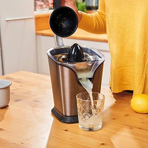 Presse-agrumes en inox à levier BLACK+DECKER pour jus frais