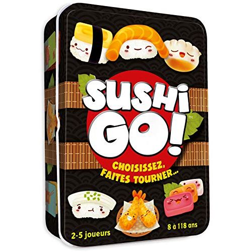 Jeu de cartes Sushi Go pour enfants et adultes, stratégique et amusant