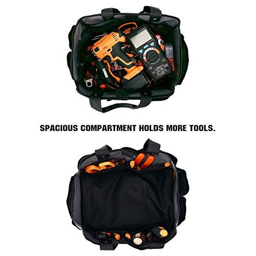 Sacoche de jardinage durable en polyester imperméable, multiple poches, transport facile; cadeau idéal pour passionnés de jardinage.