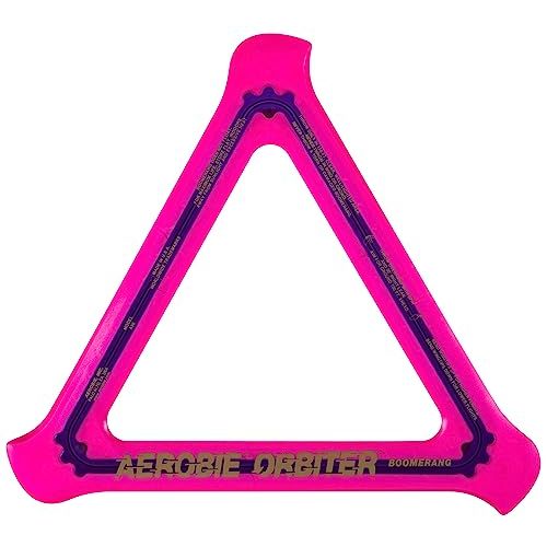 Boomerang Aerobie Orbiter triangulaire coloré pour activités en plein air