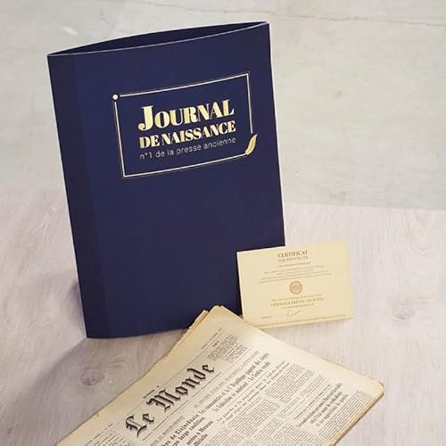 Un journal authentique dans sa pochette luxe
