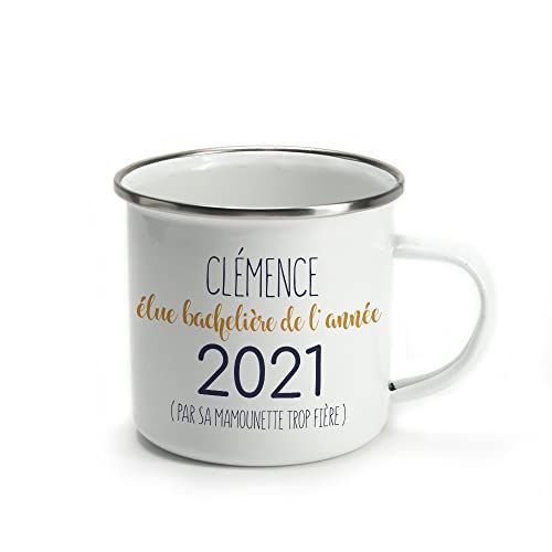 Mug personnalisé de célébration du bac, souvenir inspirant et durable