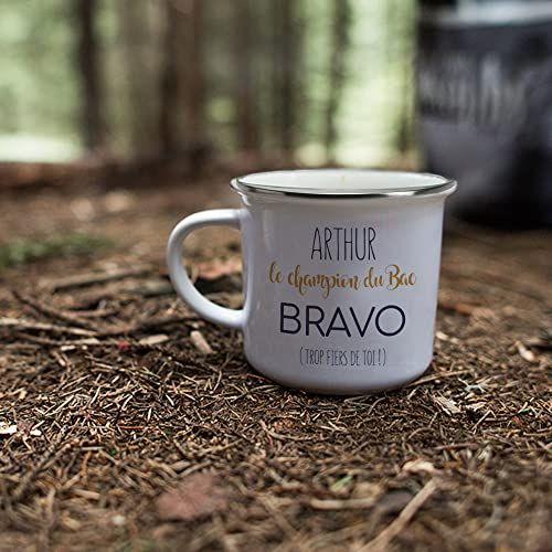 Mug de diplômé personnalisé avec texte et date pour célébration de réussite scolaire