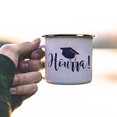 Mug de diplômé personnalisé avec texte et date pour célébration de réussite scolaire
