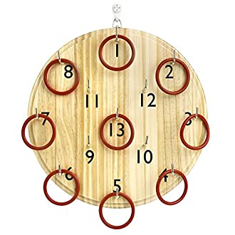 Jeu De Lancer D'Anneaux En Bois TP Toys - Certifié FSC - Pour Enfants Dès 3 Ans - Jeu D'Extérieur Ou D'Intérieur