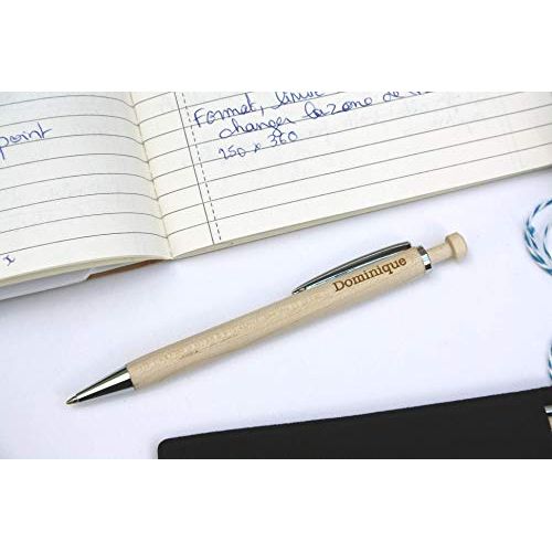 Stylo en bois personnalisé - Atelier mumu