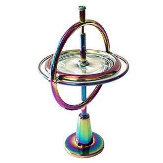 Gyroscope éducatif en alliage métallique pour enfants et adultes, idéal pour l'apprentissage physique et le divertissement.