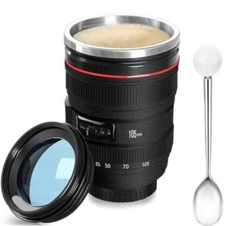 Tasse Originale en forme d'objectif photo