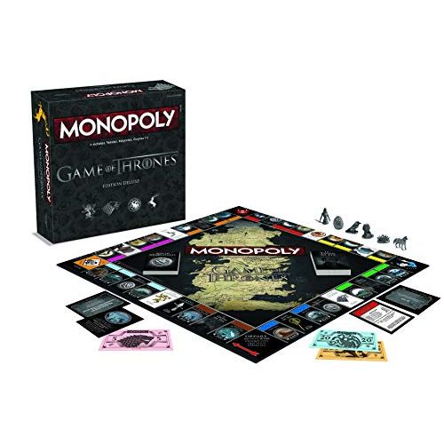 Monopoly Game of Thrones pour fans trentenaires, stratégie et conquête de Westeros.