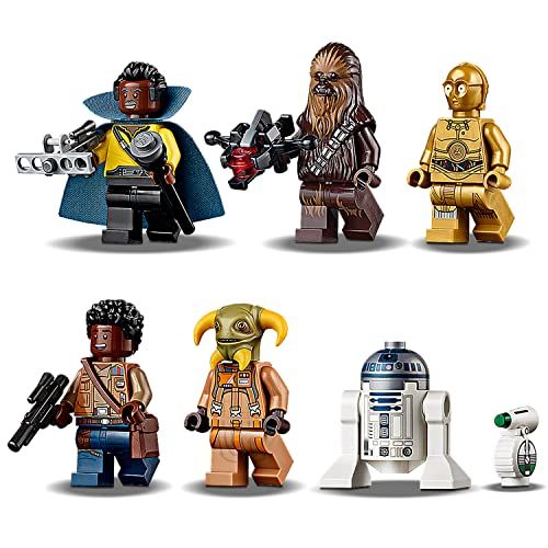 Idée cadeau : Lego Star Wars Faucon Millenium. Design profilé, cockpit détachable, 7 personnages inclus. Offrez des heures de jeu et de construction à un fan de Star Wars.