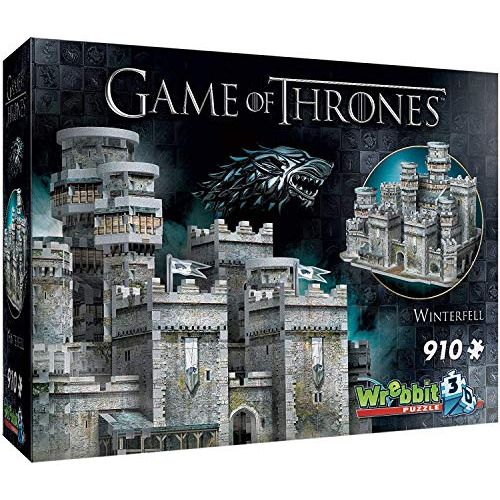 Puzzle 3D Winterfell Game of Thrones pour fans, construction détaillée, idée cadeau déco.
