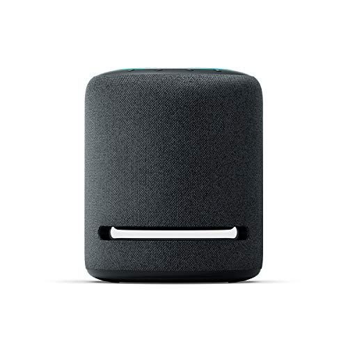 Enceinte Alexa immersive avec son spatial, basses puissantes et connectivité optimale.