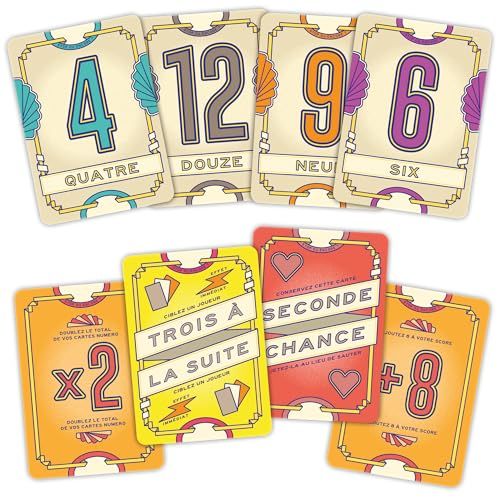 Jeu de cartes Flip 7 par Catch Up Games, idéal pour animer soirées familiales, règles simples, amusant et convivial. Un cadeau parfait !