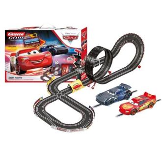 Circuit Carrera Rocket Racer avec voitures Flash McQueen et Jackson Storm pour enfants, 1:43, avec tunnel et looping.