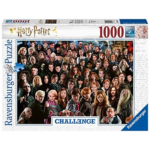 Puzzle Harry Potter - Ravensburger - 1000 pièces - Scènes emblématiques - Pour fans d'Harry Potter adeptes de puzzles.