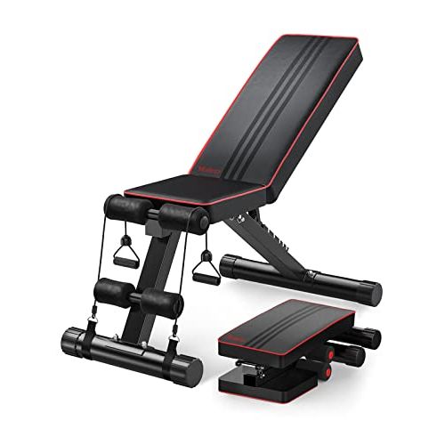 Banc de musculation pliant YOLEO : idée cadeau pour les amateurs de musculation.