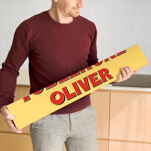 Toblerone géant personnalisé pour femme gourmande, cadeau unique et marquant pour ses 36 ans.