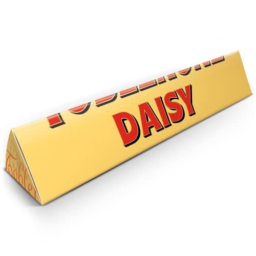 Toblerone géant personnalisé de 80x10,8 cm, chocolat au lait, nougat miel, amandes, cadeau idéal pour anniversaires, fêtes, personnalisable avec message.