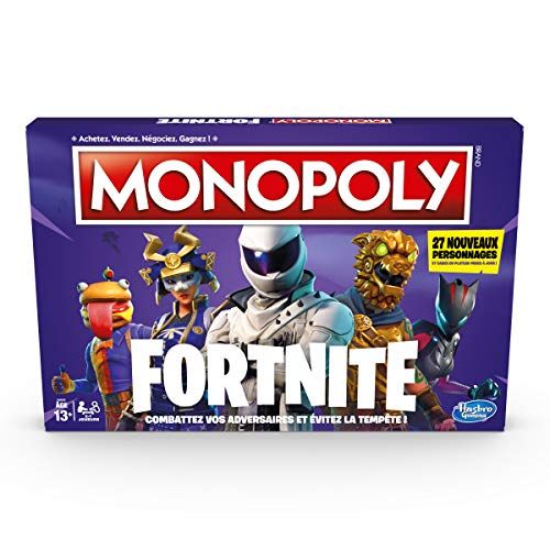 Monopoly Fortnite édition familiale pour un divertissement rapide et ludique hors-écran
