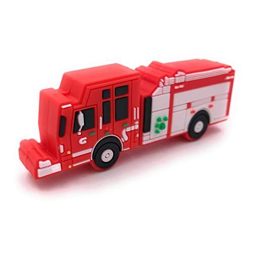 Clé USB en forme de camion de pompier, robuste et avec différentes capacités de stockage