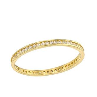 Bague vintage en or jaune 9K Ghaum avec diamants, cadeau d'amour élégant et intemporel.