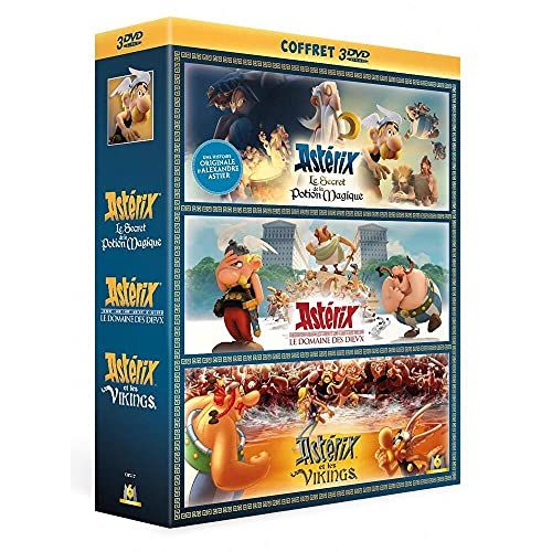 Coffret DVD Astérix 3 Films pour aventure et éducation ludique des enfants