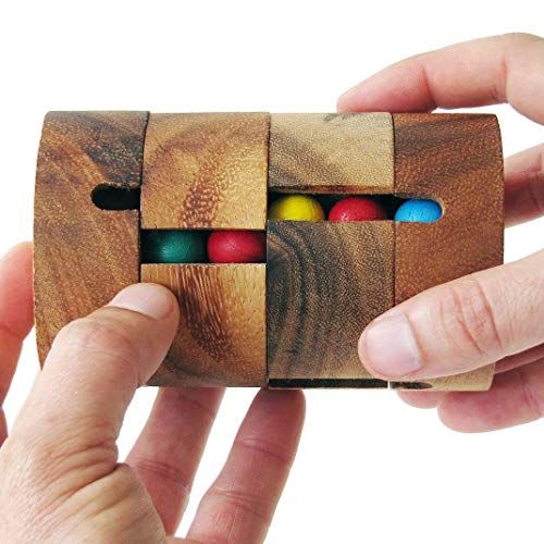 Casse-tête en bois Revolve, défi mental innovant, alliant taquin et Rubik's Cube pour les esprits curieux.