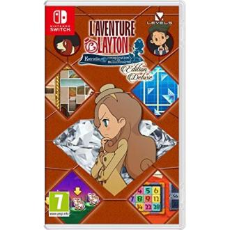 Jeu Nintendo Switch L'Aventure Layton avec énigmes, aventure à Londres et aspect familial.