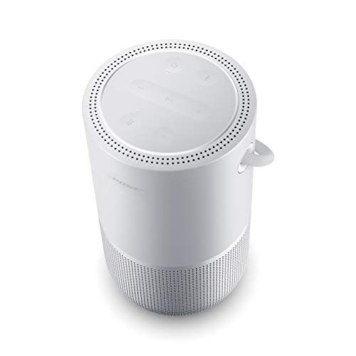 Enceinte Bose Bluetooth portable polyvalente avec contrôle vocal et compatibilité AIRPLAY 2 pour qualité sonore exceptionnelle.