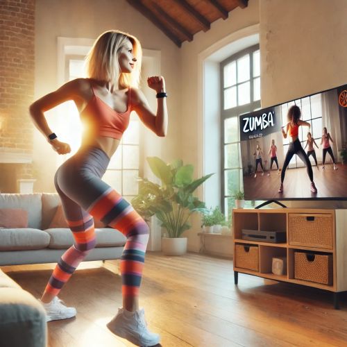 Jeu Zumba: Burn it Up! sur Nintendo Switch, cours de danse et fitness à domicile, cadeau idéal pour amateurs de Zumba et sport.