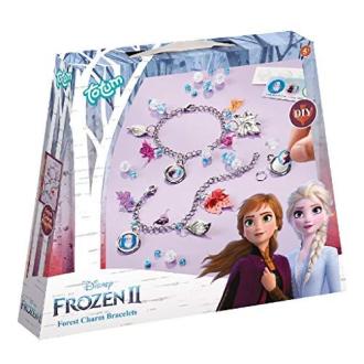 Kit de bijoux La Reine des Neiges 2 pour enfants, créez vos bracelets avec Anna et Elsa ! Cadeau idéal entre 4 et 6 ans.