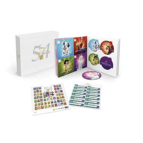 Coffret DVD Disney 54 films pour nostalgie familiale et audiovisuel de qualité.