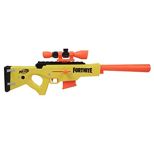 Fusil Nerf Fortnite, blaster réaliste, cadeau idéal pour fans de Fortnite, jeu en plein air, divertissement, aventure, fun, design captivant, couleurs vives.