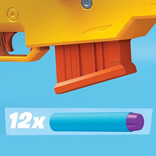 Fusil Nerf Fortnite, blaster réaliste, cadeau idéal pour fans de Fortnite, jeu en plein air, divertissement, aventure, fun, design captivant, couleurs vives.