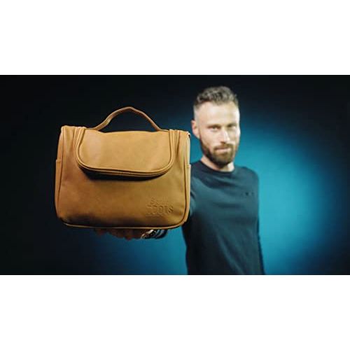 Trousse de toilette vintage pour homme, style Barber Tools, élégante et pratique