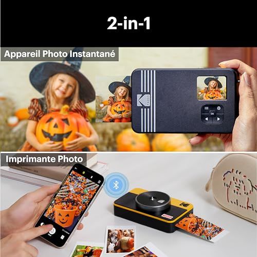 Appareil photo vintage Kodak Mini Shot 2 Retro avec impression instantanée