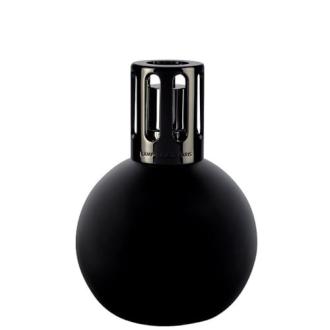 Lampe Berger noire moderne purifiant l'air et parfumant avec élégance