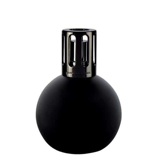 Lampe Berger noire moderne purifiant l'air et parfumant avec élégance