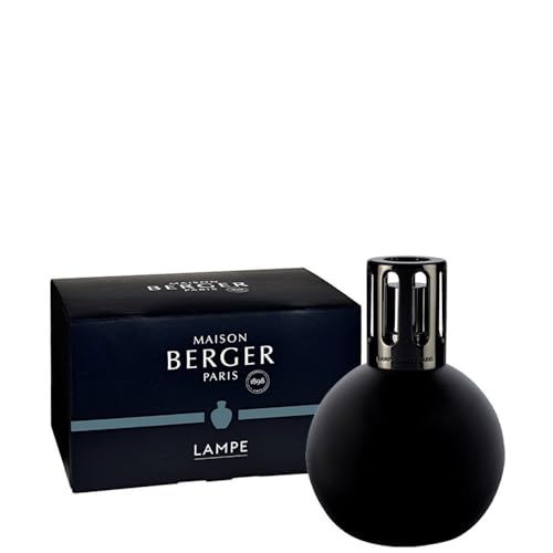 Lampe Berger noire moderne purifiant l'air et parfumant avec élégance