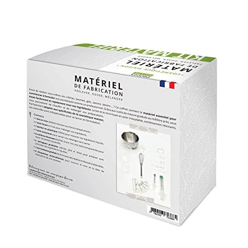 Kit fabrication cosmétiques maison Propos'Nature, cadeau DIY créatif et bien-être, coffret complet pour créer des produits de beauté personnalisés facilement.